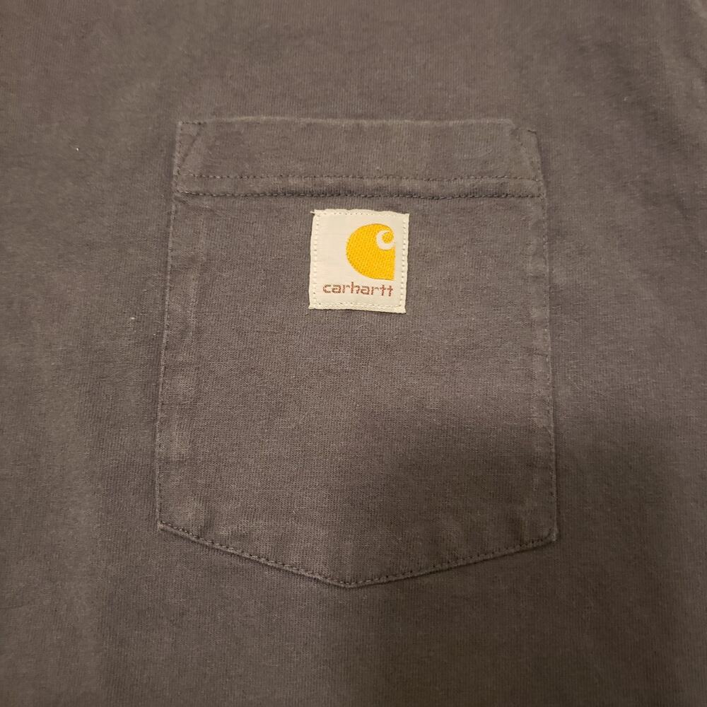 Carhartt Men's Loose Fit Pocket Workwear T-Shirt, Navy Size XL #D78C - Picture 3 of 4